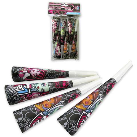 4 Trombette Monster High Taglia Unica - Foto 1