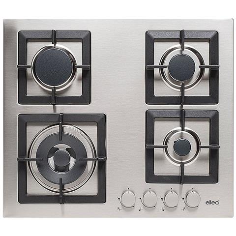 Piano Cottura PIAP601INWS a Gas 4 Fuochi Gas Colore Inox - Foto 2