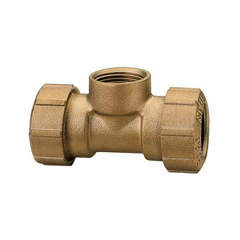 Raccordo Pressione Ottone T F 3/4"" Mm 25 - Foto 2