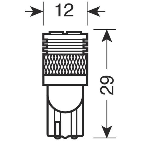 12v Mega-led 12 4 Smd X 3 Chips T1 W2,1x9,5d 2 Pz D-blister Bianco Doppia Polarita' - Foto 2