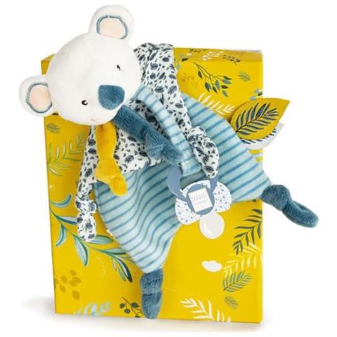 Doudou Et Compagnie - Peluche Riccio Porta Ciuccio UnicEF - Garanzia Doudou Perduto, Regalo Nascita - 2