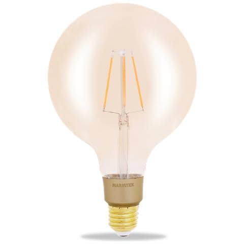 Marmiteck Glow Xxli Lampadina Intelligente 6w Trasparente Wifi Giallo - Foto 1