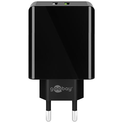 44956 Caricabatterie per dispositivi mobili Fotocamera, Cuffie, Telefono cellulare, Orologio intelligente, Tablet Nero AC Ricarica rapida Interno - Foto 2