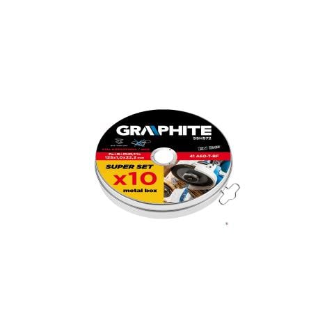 Scatola Per Dischi Da Taglio, 125mm 10x 125x1,0mm, Metallo / Inox, 41 A60-t-bf, Confezione Da 10 Pezzi - Foto 2
