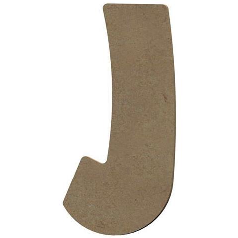 Lettera Maiuscola J In Legno Mdf Per La Decorazione - 8 Cm - Foto 1