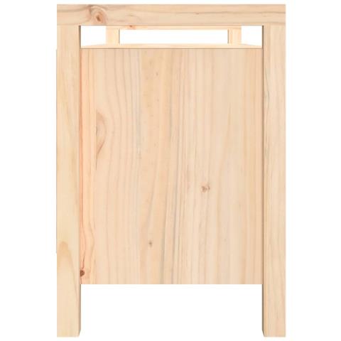 Panca Da Ingresso 110x40x60 Cm In Legno Massello Di Pino - Foto 2