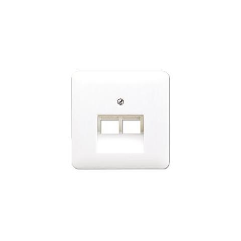 Cd 569-2 Ua Ww Bianco Placca Per Interruttori E Coperchio Per Presa - Foto 1