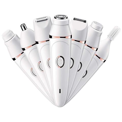 Rasoio Elettrico Surwit Rasatura Corpo Ricaricabile Multifunzione Kit 7 In 1 - Foto 1