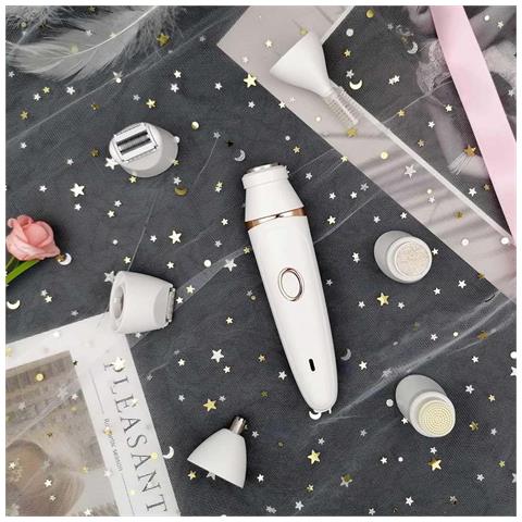 Rasoio Elettrico Surwit Rasatura Corpo Ricaricabile Multifunzione Kit 7 In 1 - Foto 2