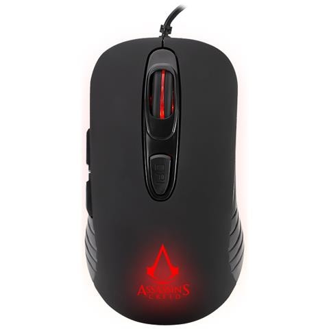Assassin's Creed - Mouse Ottico Da Gioco Cablato 3600 Dpi - Nero - Foto 1