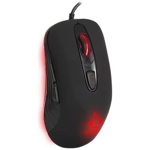 Assassin's Creed - Mouse Ottico Da Gioco Cablato 3600 Dpi - Nero - Foto 3