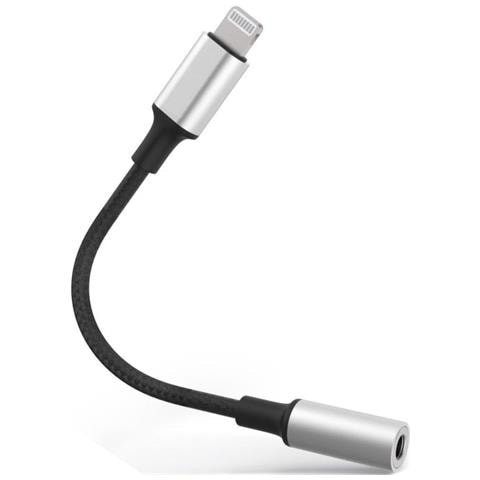 Mc-lightjack3.5 Adattatore Per Inversione Del Genere Dei Cavi Lightning 3.5mm Nero (lightning To 3.5mm Jack - Foto 2