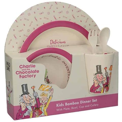 Bamboo Dinner Set Charlie & Chocolate Factory - Foto 1