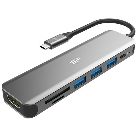 Dockstation Silicon Power Boost Su20 Nero Grigio - Foto 1