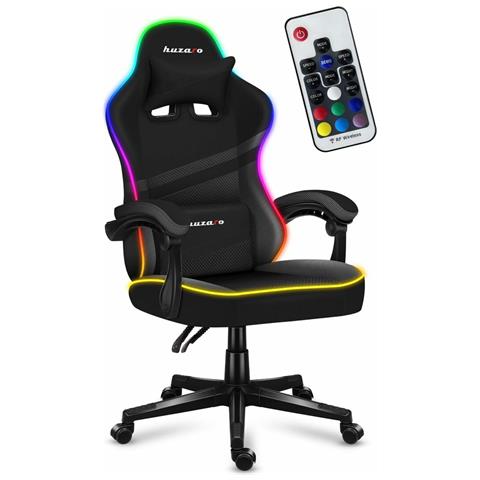 Sedia Gaming Hz-force 4.4 Rgb Black - Foto 1