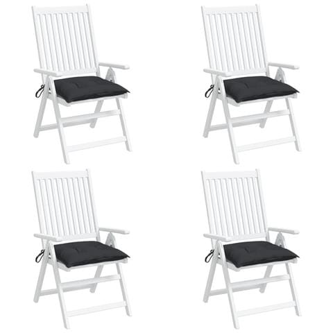 Cuscini Per Pallet 4 Pz Neri 50x50x7 Cm Tessuto Oxford - Foto 1