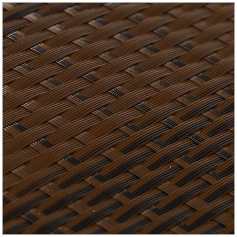 Paravento Da Balcone Marrone E Nero 300x80 Cm In Polyrattan - Foto 8
