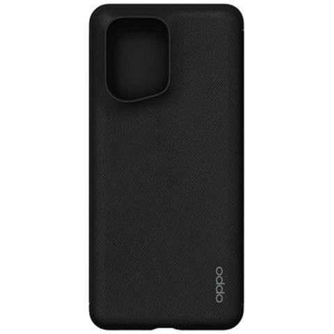 Custodia Find X5 Folio Flip Cover Con Portacarte, Nero - Foto 2