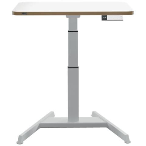 65340001 Piano Di Scrivania Per Computer Forma Quadrata Alluminio Grigio Scuro - Foto 1