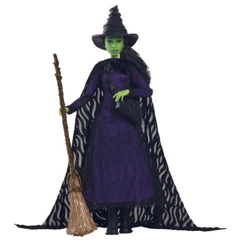 Bambola Mattel-wicked-elphaba Con Capelli Intrecciati E Pose Multiple - Wicked - Hxy38 - Foto 1