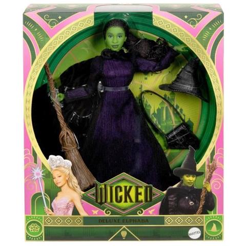 Bambola Mattel-wicked-elphaba Con Capelli Intrecciati E Pose Multiple - Wicked - Hxy38 - Foto 2