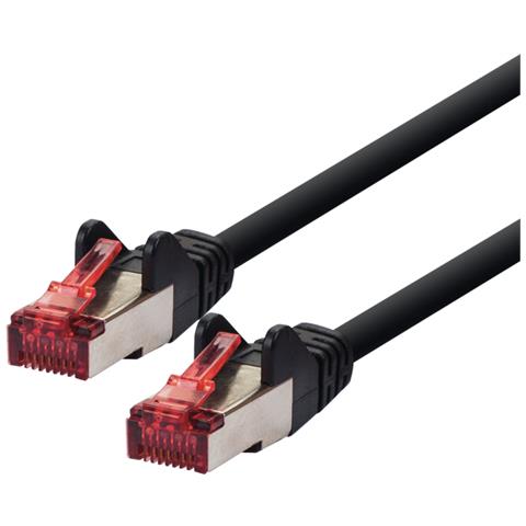 TCR66SS015BL cavo di rete Nero 1,5 m Cat6 SF /UTP (S-FTP) - Foto 1
