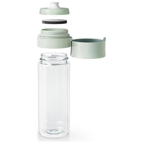 1052260 Filtraggio Acqua Bottiglia Per Filtrare L'acqua 0,6 L Verde Chiaro - Foto 3