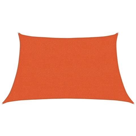 Vela Parasole 160 g/m² Trapezio Arancione 3/4x2 m in HDPE - Foto 1