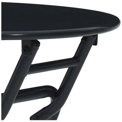 Tavolo da Giardino Antracite 50 x 50 x 72 cm Acciaio - Foto 9