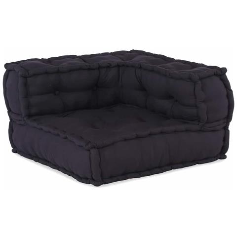 Cuscino 3 pcs Antracite 70 x 70 x 54 cm Poliestere - Foto 2