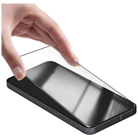 Protezione Per Schermo In Vetro Temperato Per Galaxy S25 Fe 9h Anti-impronte Curvo, Trasparente - Foto 2