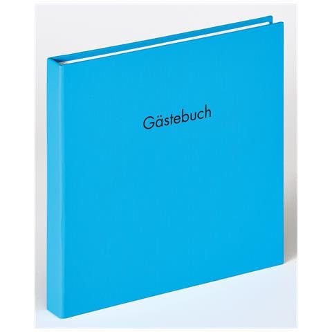 Libro Degli Ospiti Fun, Blu Oceano, 26x25 Cm - Foto 1