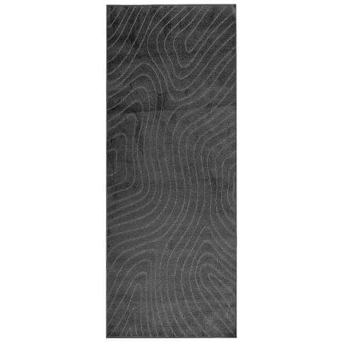 Tappeti per area HUARTE Antracite 200 x 80 cm Poliestere - Foto 1