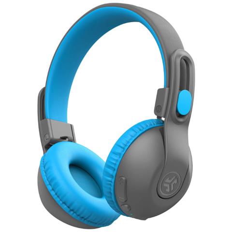 JBuddies Studio 2 Auricolare Con cavo e senza cavo A Padiglione Musica e Chiamate USB tipo-C Bluetooth Blu, Grigio - Foto 1