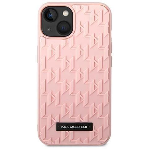 Karl Lagerfeld Klhcp14mrupklpp Iphone 14 Plus 6.7 Custodia Rosa /rosa 3d Monogram - Foto 1