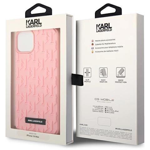 Karl Lagerfeld Klhcp14mrupklpp Iphone 14 Plus 6.7 Custodia Rosa /rosa 3d Monogram - Foto 2