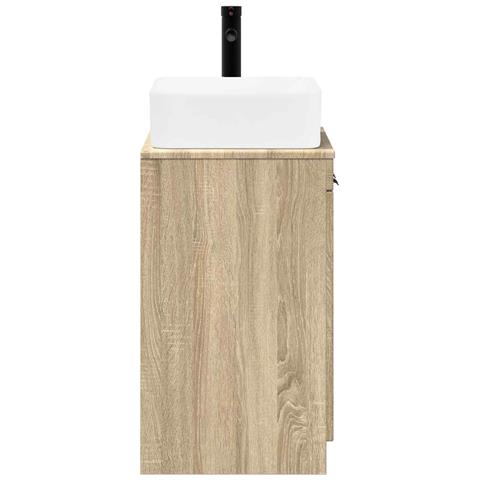 Set di mobili per il bagno Rovere Sonoma Legno ingegnerizzato - Foto 10