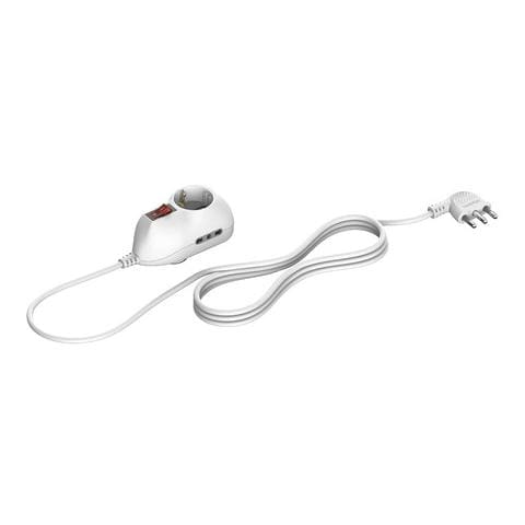 Multipresa 3 Uscite con Interruttore Bianco - Foto 1