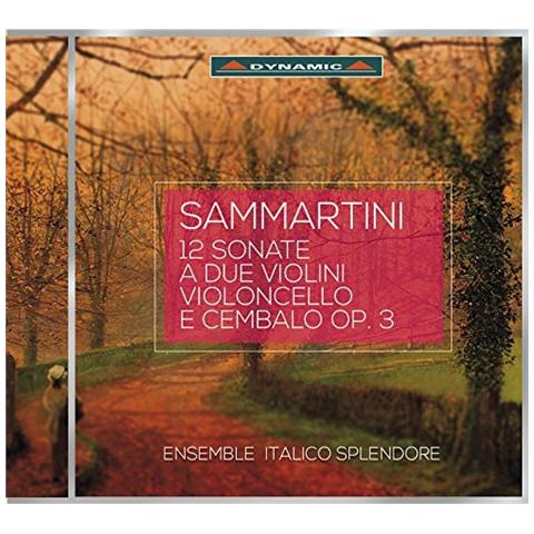 Sammartini Giuseppe - 12 Sonate A Due Violini, Violoncello E Cembalo Op. 3 - Ensemble Italico Splendore (2 Cd)  - Foto 1
