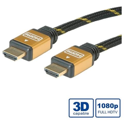 Cavo Top HDMI High Speed Gold con Ethernet Lunghezza 15 mt - Foto 2