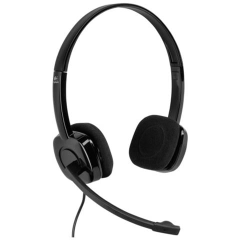 Cuffie Stereo con Microfono per Giochi PC Connessione Cavo Nera 1.8 m - Foto 2