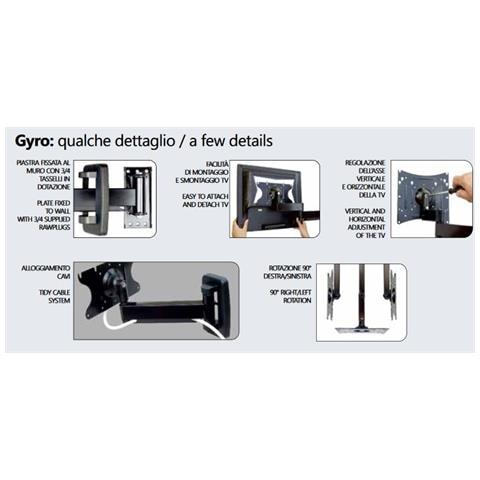 Supporto da Parete Economy 2 per TV fino a 40" Portata Max 25 Kg - Foto 4