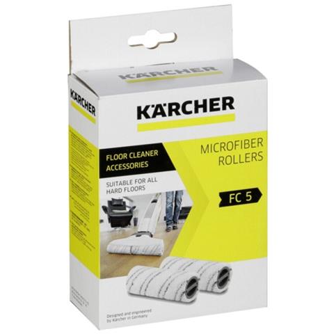 Set rulli grigi microfibra Karcher 20550070 per lavapavimenti FC5 - Foto 1