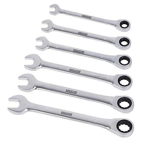 A Cricchetto Chiave Combinata 6 pezzi Set - 10 - 19 mm Chiave Inglese - Foto 1