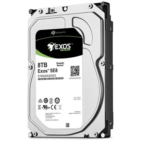 Hard Disk Interno Exos E Capacità 8TB 3.5" Interfaccia SATA 6 Gb / s Buffer 256MB 5900 rpm - Foto 4