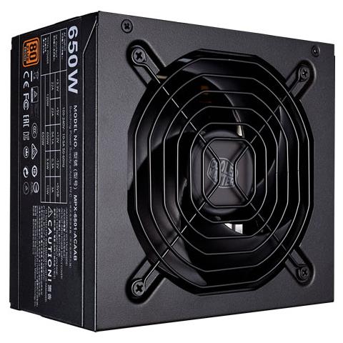 Alimentatore Serie MWE 650 Watt Cablato ATX PFC Certificazione 80 Plus Bronze - Foto 2