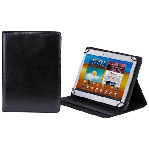 Riva 3007 10.1" Custodia a libro Nero - Foto 1