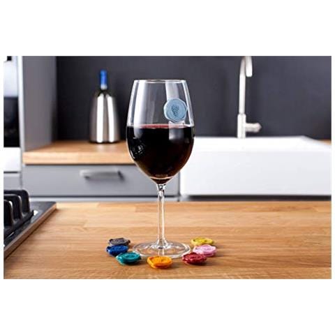 Vacu Vin 1886461 Set Segna Bicchiere Silicone 8 Unità - Foto 5