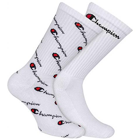 Calzini Unisex, 2 Paia - Calzini Alla Moda, Con Logo Bianco Eu 43 - 46 - Foto 1