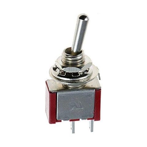 10 X On Off Miniature Toggle Precipitare Interruttore Cruscotto Spst 2pin - Foto 4